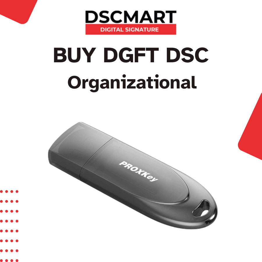 Buy DGFT DSC With USB Token.